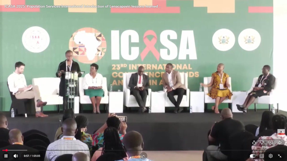 saaicasa's tweet photo. Early implementation of Lenacapavir for HIV prevention across Africa: lessons from Eswatini, Zambia, Mozambique, and Zimbabwe on the six-month injectable that's changing the game.
Watch the full session: https://t.co/cp67k3VUk1
#Lenacapavir #HIVPrevention #LongActingPrEP #ICASA2025 #Innovation #ICASA2025Highlights #societyforaidsinafrica
