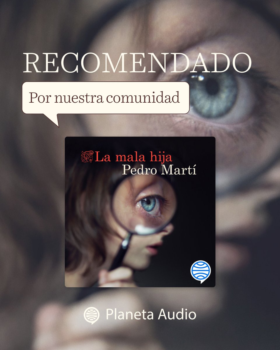 Planeta_Audio_'s tweet image. ¡Sois muchos los que os está encantando 'La mala hija' de Pedro Martí!

Desliza y descubre por qué está enganchando a tanta gente. ✨
Y tú, ¿qué estás esperando? 🎧🤭
📲 Disponible en las plataformas habituales de audiolibros.
#PlanetaAudio #Audiolibros