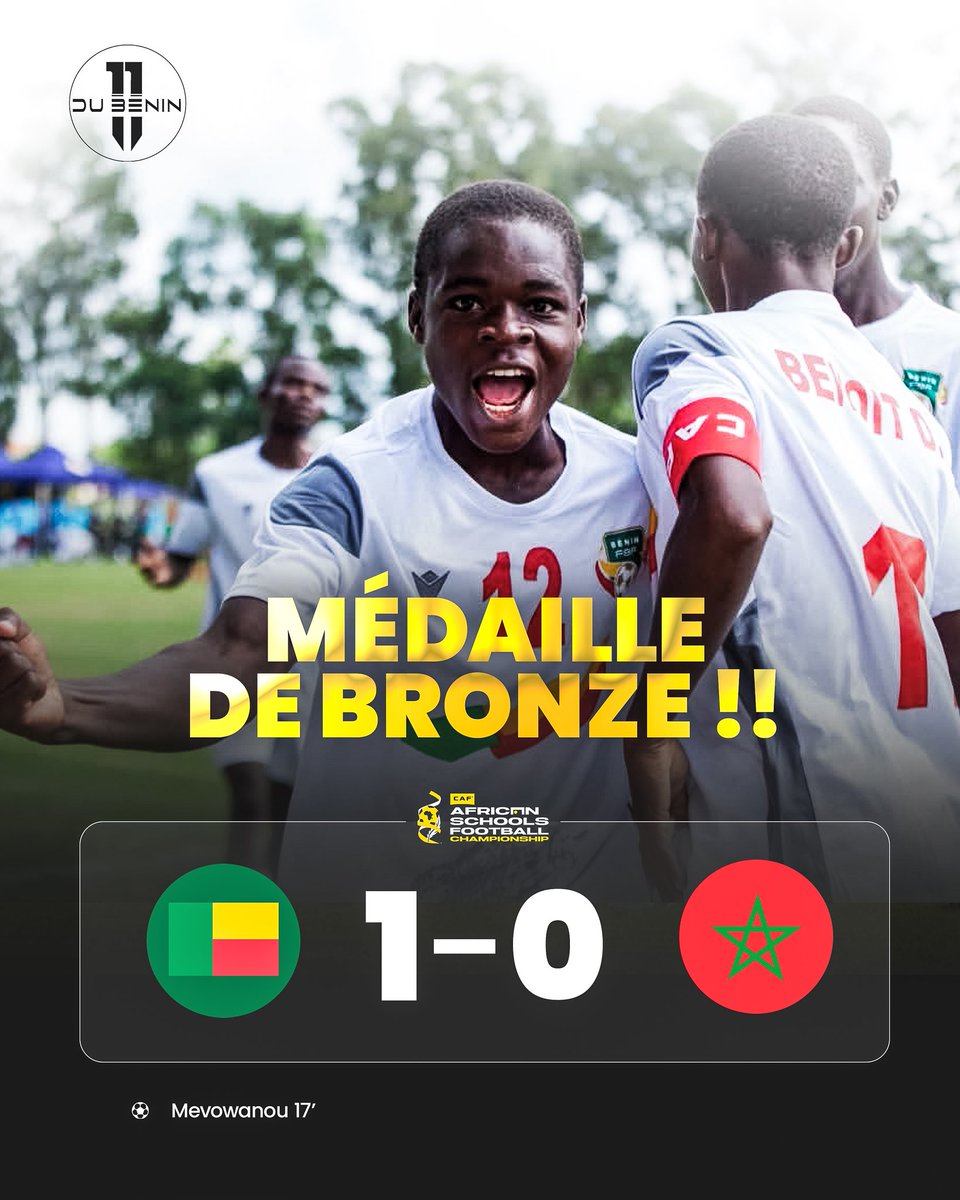 MÉDAILLE DE BRONZE 🥉