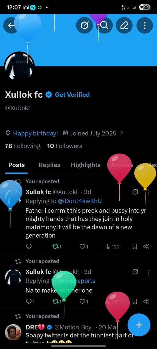 XullokF's tweet photo. @john322226 pls celebrate with me sir on my special day https://t.co/0tlomUhPkZ