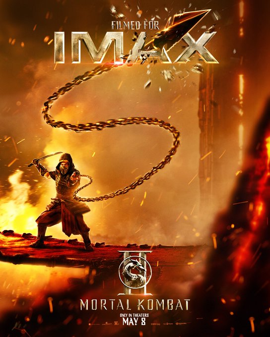 TheCyberNerds's tweet photo. The question is who is going to see #MortalKombatII in IMAX come May 8? https://t.co/N61IUGudbp