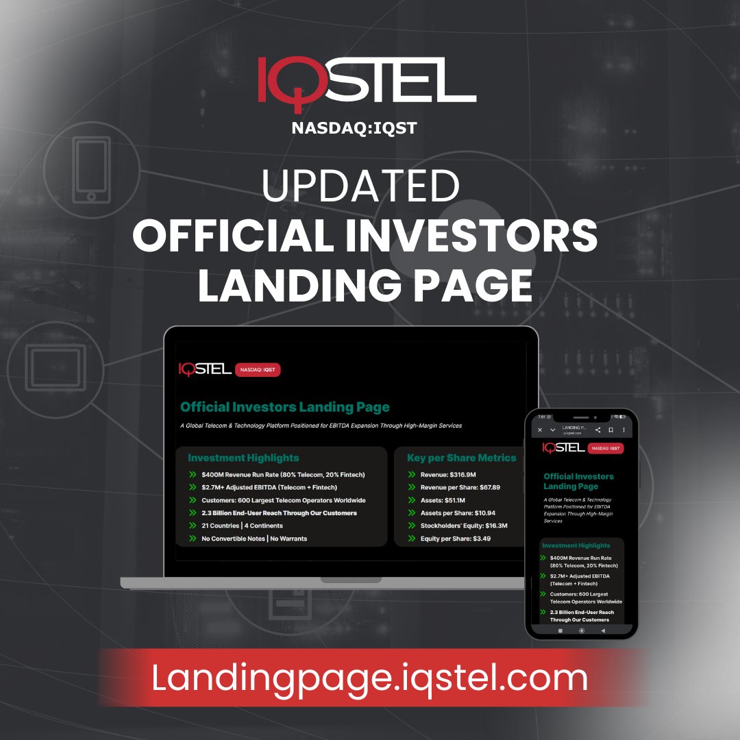 IQSTEL Inc. (NASDAQ: IQST) tweet media