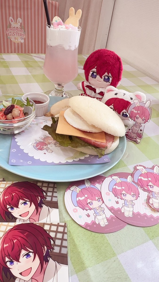 Laria0715's tweet photo. Valkyrie衣装展行ってきた🥰
今日アニカフェのグッズ何も持ってなかったけど、司いっぱいで嬉しい♥️ https://t.co/NLVVqynHdG