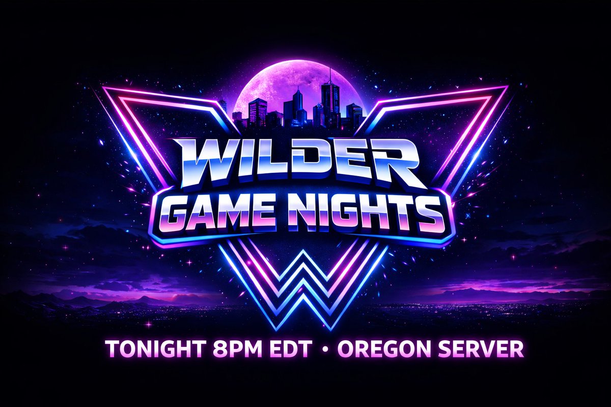 zsolt_tech's tweet image. Meet us in the lobbies for @WilderWorld tonight 🔥
8PM EDT • Oregon Server
New loadouts, new gear, time to test everything out.
Let’s run it up 🚀
#WilderWorld #GameNight