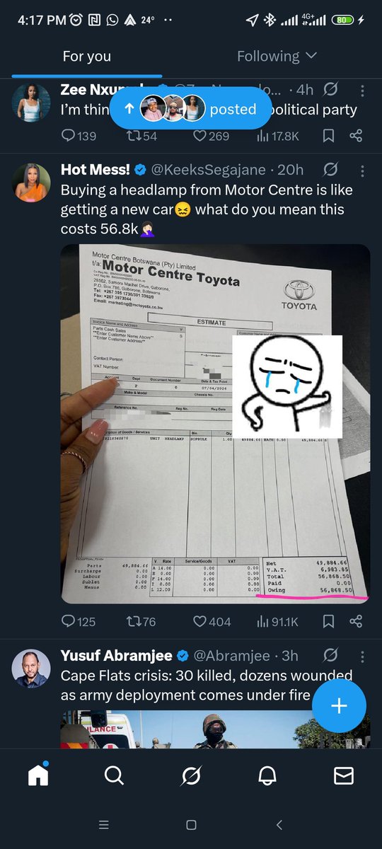 Greg_Leopeng_'s tweet photo. @Sir__Max1 You think Toyota is cheap neh https://t.co/RRpmIXP34k