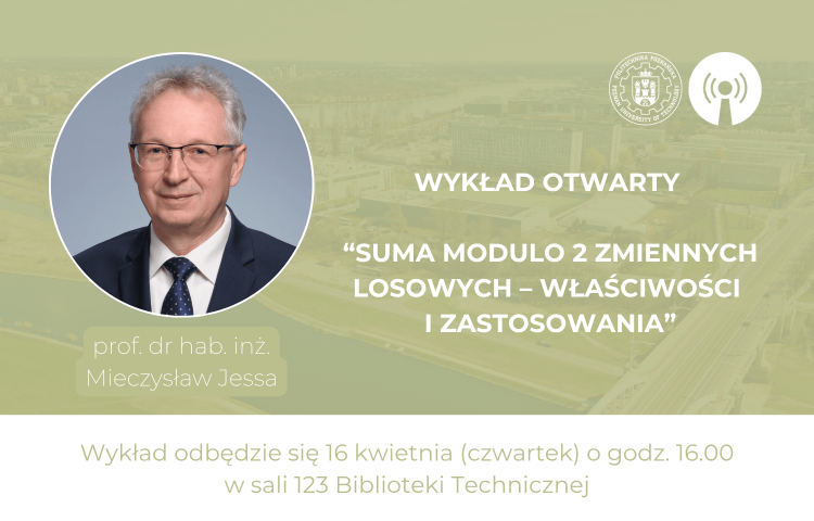 InformatykaPP's tweet photo. JM Rektor oraz Dziekan Wydziału Informatyki i Telekomunikacji zapraszają na wykład otwarty: 
https://t.co/ZqiAwpa9Ew https://t.co/gImuBSw73G