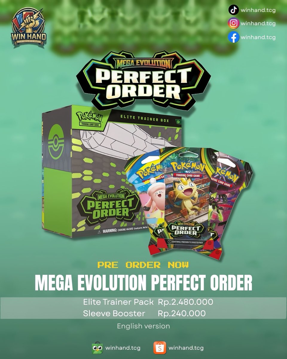 puniichann's tweet photo. #Wts !! Pre order "Perfect Order" affordable price! ><

•perfect order elite trainer box, booster sleeve• llenglish version

will be shipped before 16th april 2026
ETA in indonesia 30th april 2026

can contact me through dm !! or further pack assistance.. 

thankyou!! https://t.co/2bZqggAZfk