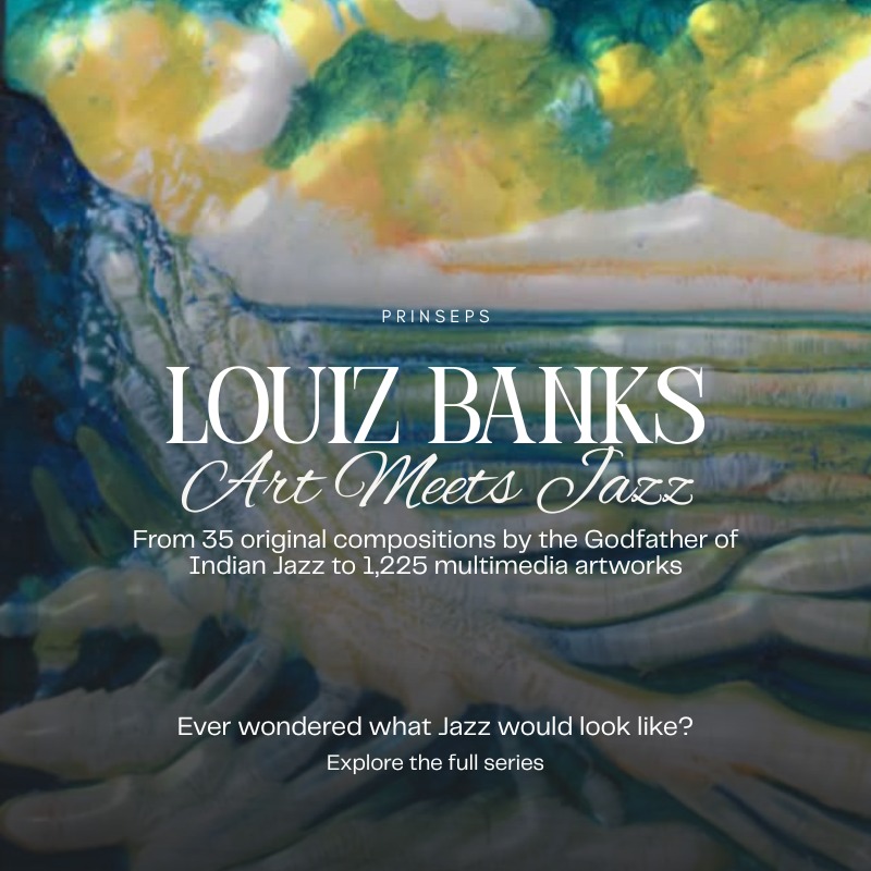 prinseps's tweet photo. Ever wondered what Jazz would look like? Louiz Banks’ Art Meets Jazz translates 35 original musical compositions by the “godfather of Indian Jazz” into a visual series of 1,225 digital artworks. Explore the collection.