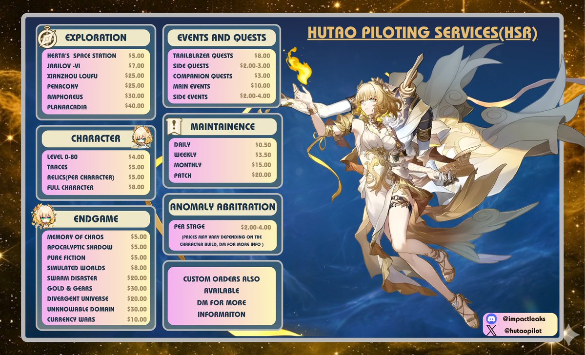 👻Hu Tao👻 | genshin hsr zzz wuwa pilot tweet media