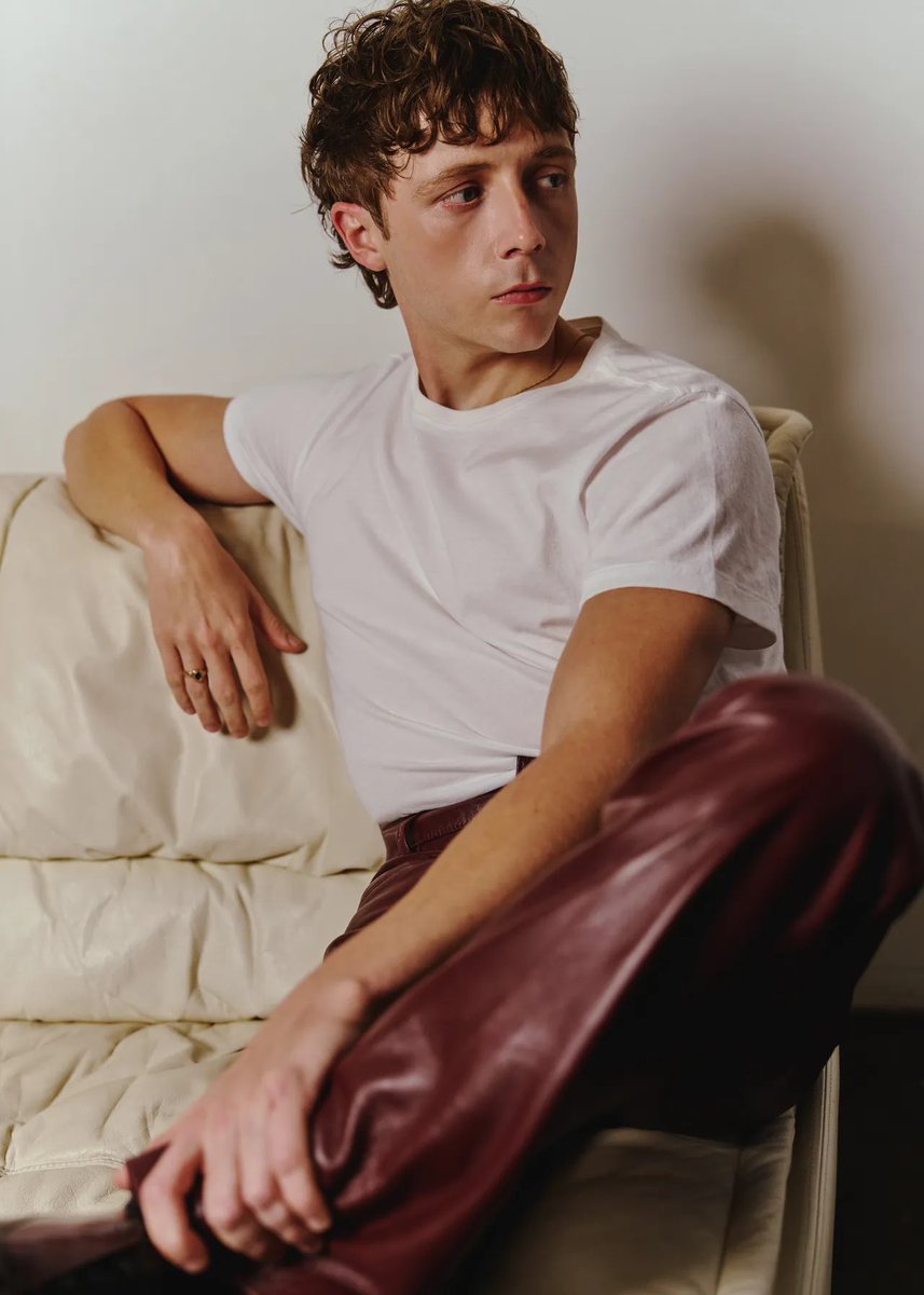 Gerran serves baddie for British GQ.