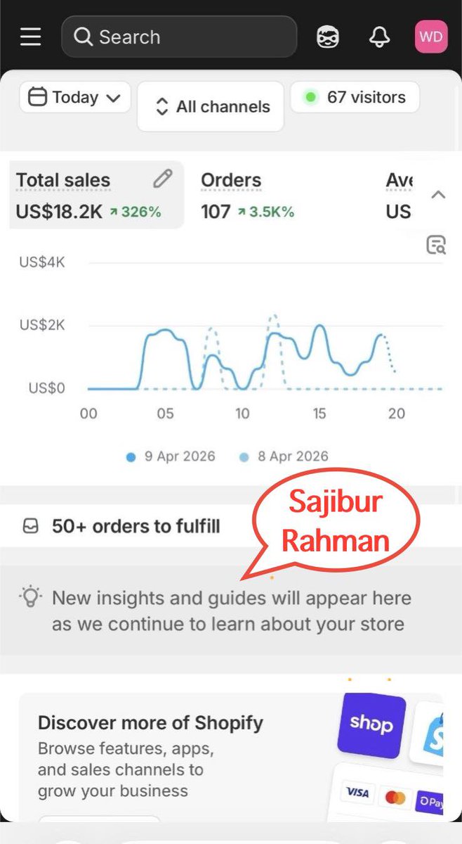 sajiburofficial's tweet image. USA market delivering BIG results 🇺🇸🔥
Shopify isn’t dead…💀

Fix your offer. Fix your funnel.
Watch the results change👇

📲𝐖𝐡𝐚𝐭𝐬𝐀𝐩𝐩: +88 01867-409182

#ShopifyExpert #ShopifyDropshipping