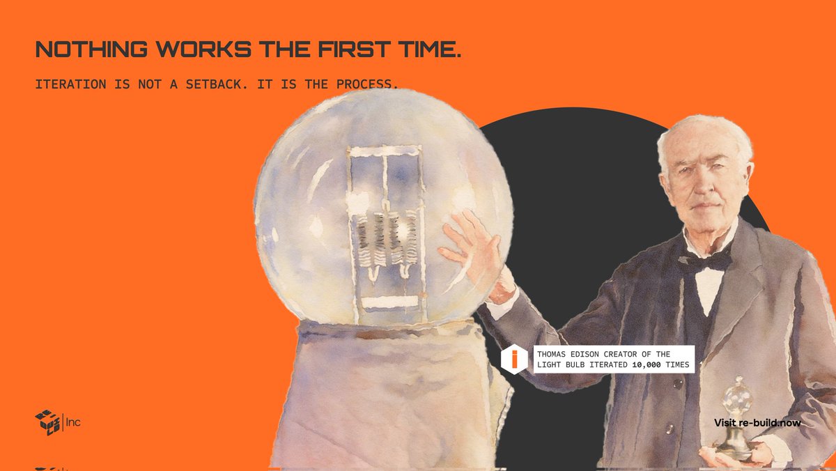 therbcapsule's tweet photo. Nothing works the first time.

Iteration is not a setback. It is the process.

#ReBuildInc #DesignSolveRepeat #FieldEngineering #SystemsEngineering #EngineeringAfrica https://t.co/eppob9hki0
