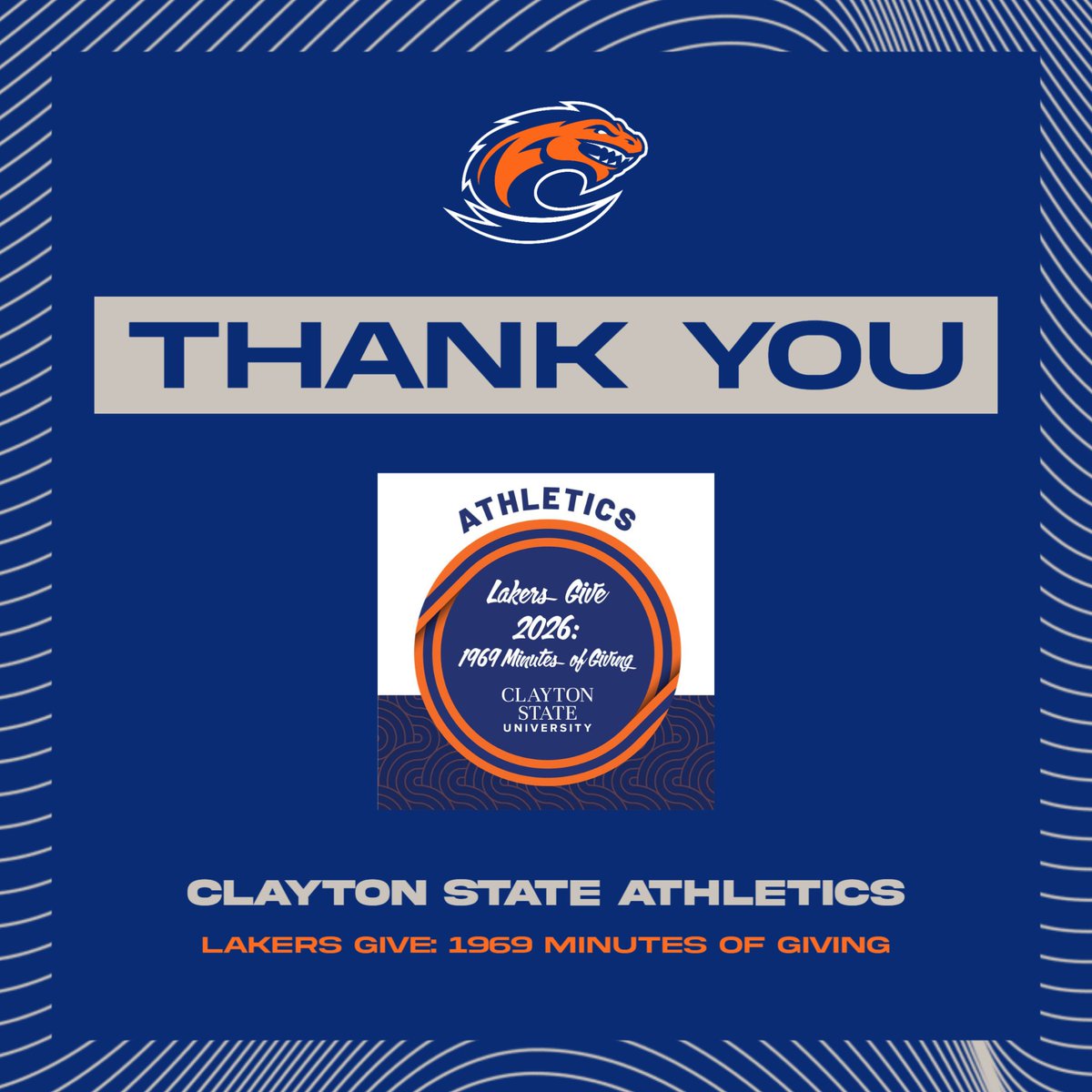 Clayton State Athletics tweet media