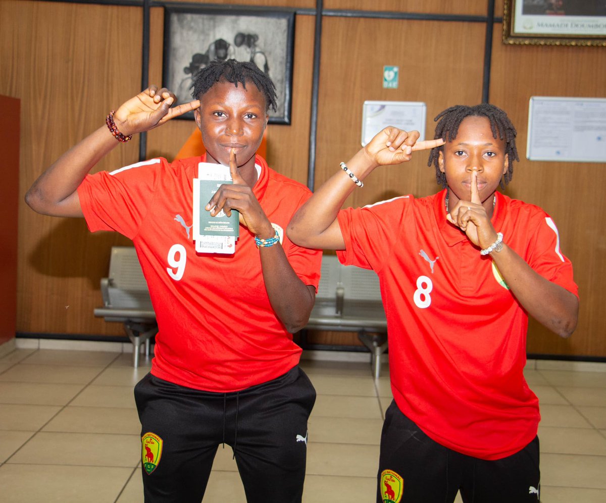 fgfofficiel's tweet image. ✈️ L’équipe nationale féminine U17 a quitté Conakry ce vendredi matin en direction de Niamey, où elle affrontera le Niger dans le cadre des éliminatoires de la Coupe du monde FIFA 2026 de sa catégorie.

#FGF | #GbinGbinSo | #FIFA | #SyliFemininU17