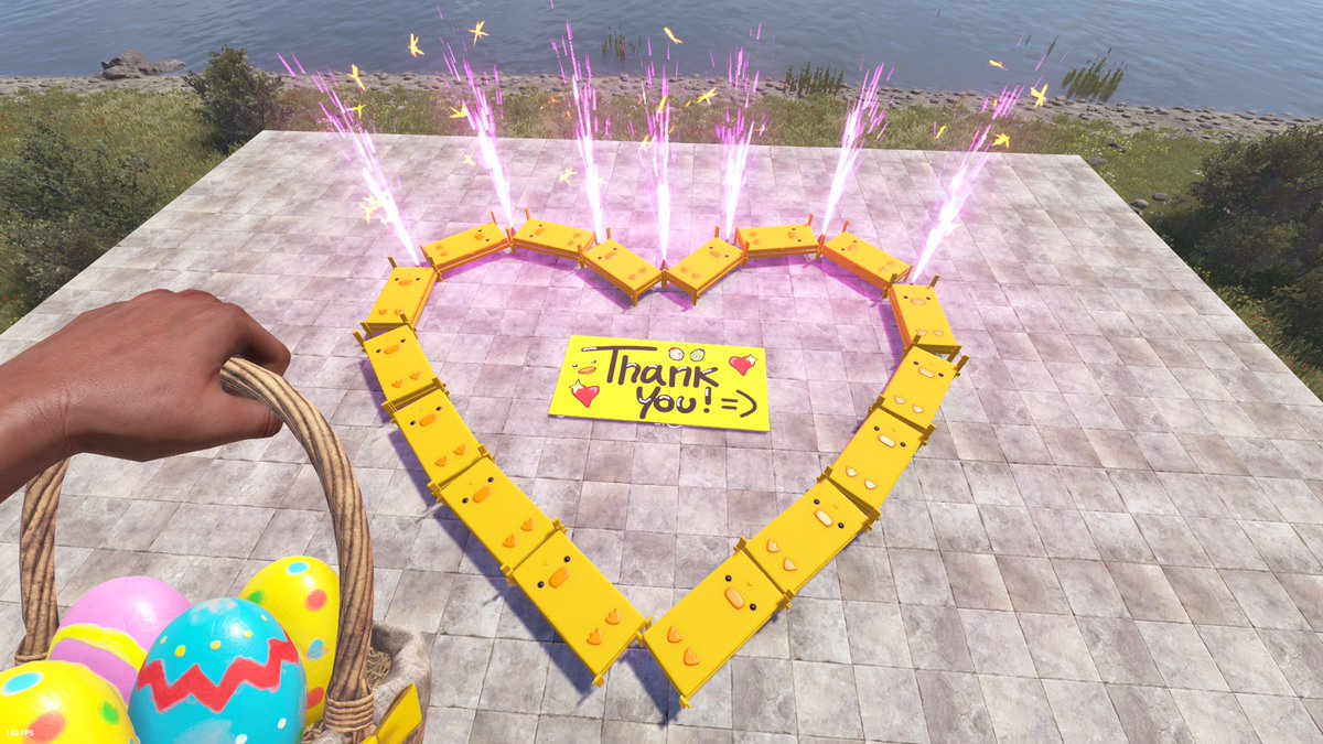 kekexdddd's tweet photo. Hello Rust twitter! Easter Chick Bed was accepted for Rust! 🐥
Thank You sooo much @playrust !!! 💛💛💛
Thanks to everyone who voted and @HedgesnVideos for suggesting a bed! :) 💛
Happy Easter y'all! 🥚🐣

Store link: https://t.co/ompR9seLYo https://t.co/UPUWVs1zFe