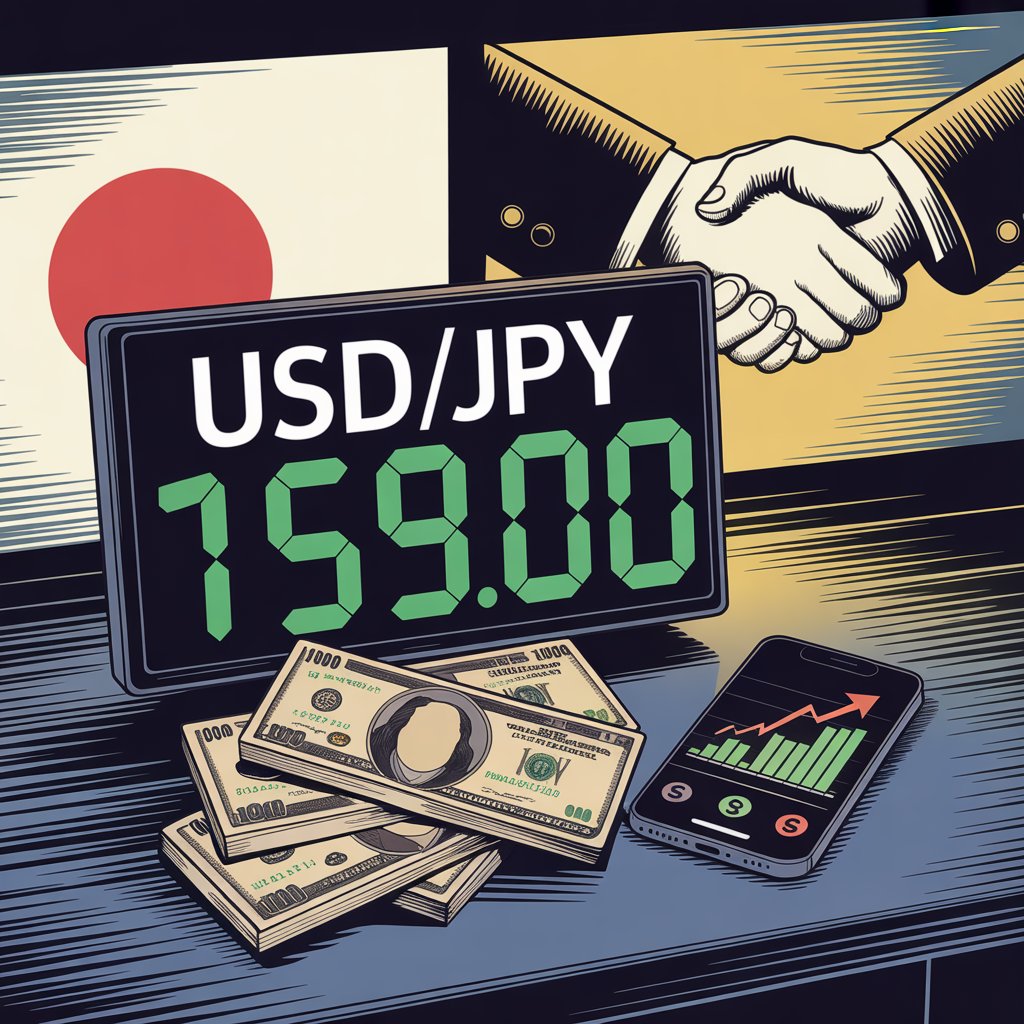 kairo_M007's tweet photo. #USD/JPY returns above 159.00 with Iran’s peace deal on tenterhooks 
#xauusd #forex #شهید_ایران #جانفدا https://t.co/Dz0TfR7mIG