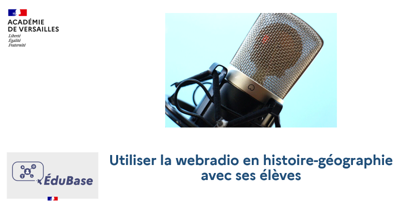 histgeo_edu_num's tweet photo. [Scénario pédagogique #édubase]

Un tutoriel vidéo avec deux propositions pédagogique:
- Réaliser le portrait radio d’un personnage révolutionnaire féminin
- Réaliser une interview radio pour promouvoir les atouts d’un espace de faible densité
👉https://t.co/4QmBzAVTGt https://t.co/Nq9l6oOpPN