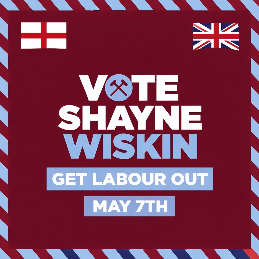 shaynewiskin's tweet photo. The hammers belong to the docks. Not to West Ham. Before they try send me a email again. Focus on your football. I’ll focus on rebuilding the East End ⚒️ https://t.co/HgERujABu5