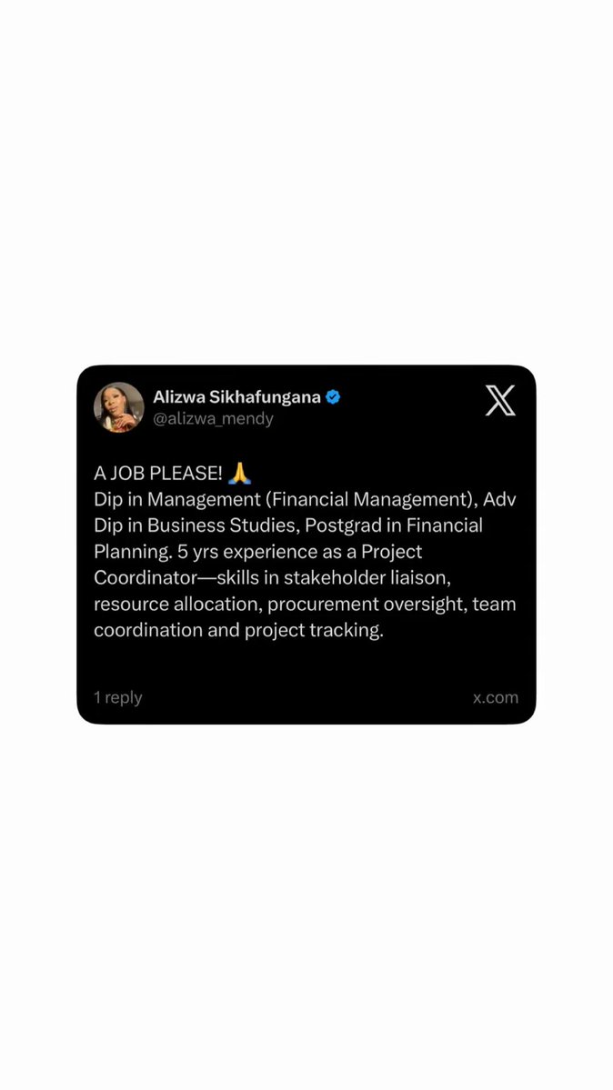 Alizwa Sikhafungana tweet media