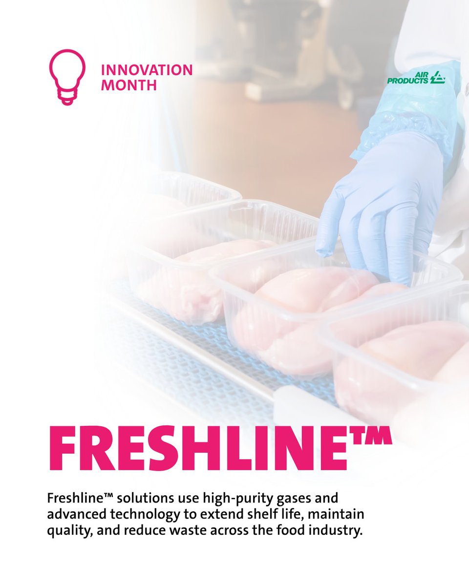 AirProducts_ZA's tweet image. #InnovationMonth

FRESHLINE™ GASES

Freshline™ solutions use high-purity gases and advanced technology to extend shelf life, maintain quality, and reduce waste across the food and beverage industry.
airproducts.co.za/innovation/

#FoodInnovation