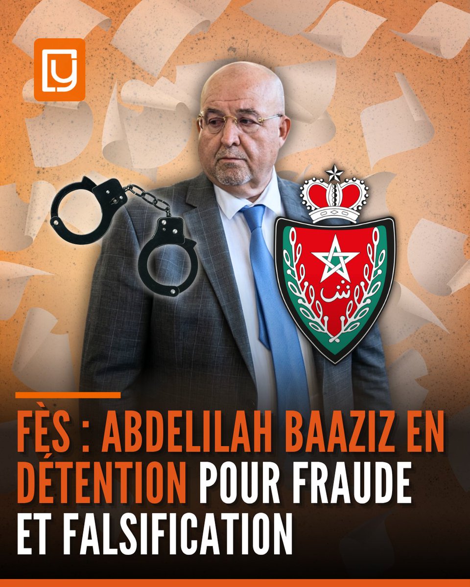yabiladi_fr's tweet image. Fès : Abdelilah Baaziz en détention pour fraude et falsification ⚖️🏛️⛓️🏢🇲🇦
Détails 👇: yabiladi.com/articles/detai…

#Maroc #Taza #Fès #Justice #Corruption #AbdelilahBaaziz