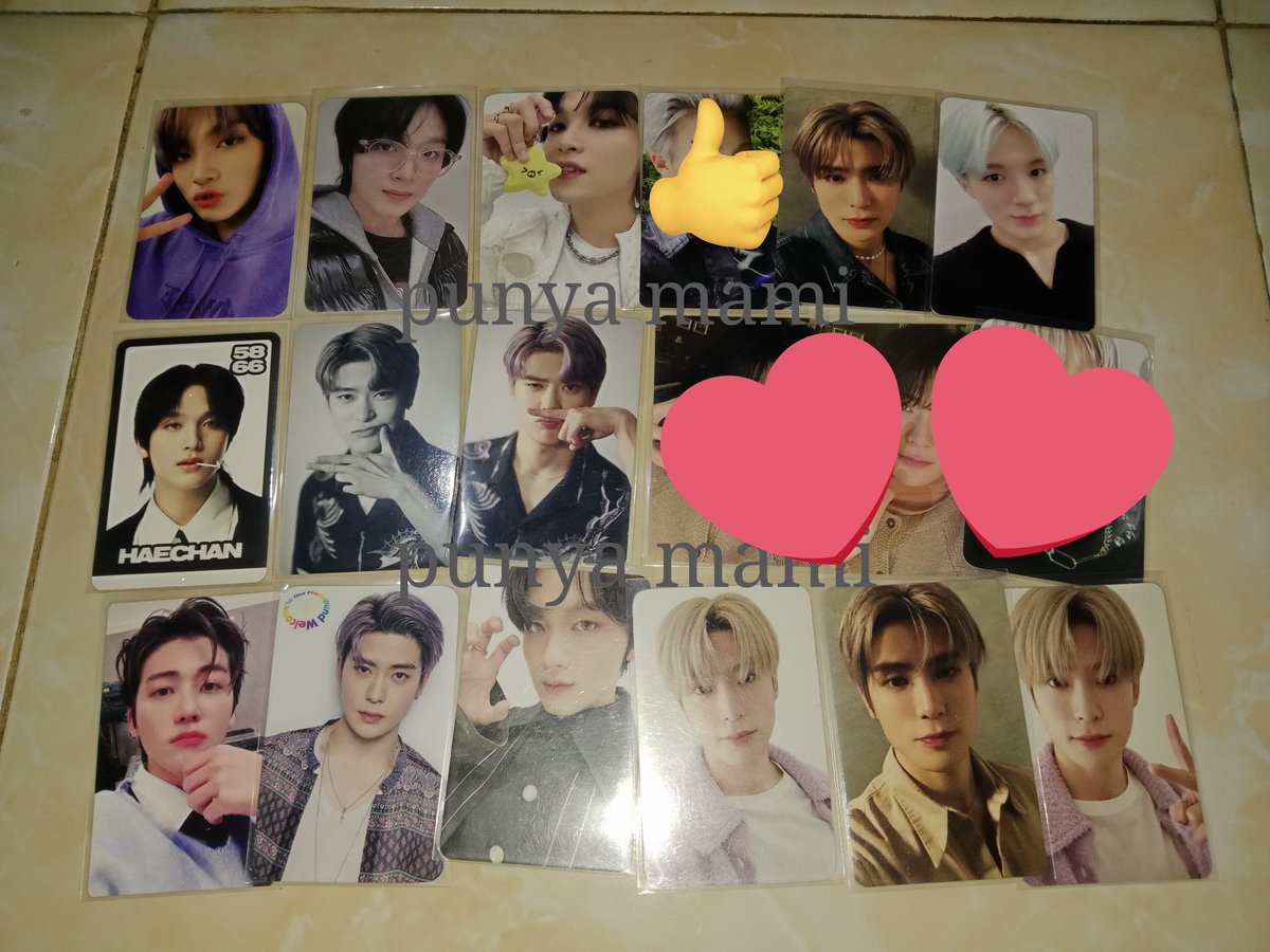 update hari ini yaaa, yuk gays dilanjut lagi offernya, gapapa jangan ragu hihi😍

wts wtb pc nct dream 127 jeno mark jaehyun do johnny haechan jisung jaemin ryo sion melet manyun not not doyoung renjun