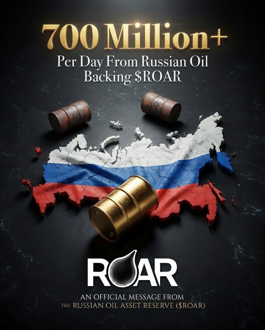 kind_dev_sol's tweet photo. 3rARbVrWrihoK94wE6LN38PQtZeUaDPngE9cm4Qkpump

Just in: Russia generates over $700 million per day from oil revenues.

Directly backing the Russian Oil Asset Reserve $ROAR. https://t.co/C5DnN4kO2m