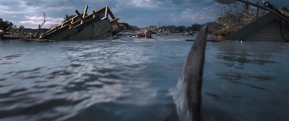 THRASH starts off as a very fun, thrilling, and entertaining “shark attack” film, but the second half feels like a completely different film, getting too stagnant and increasing the absurdity which slows down the film immensely.  Dynevor, Hounsou, and Peak anchor the film well