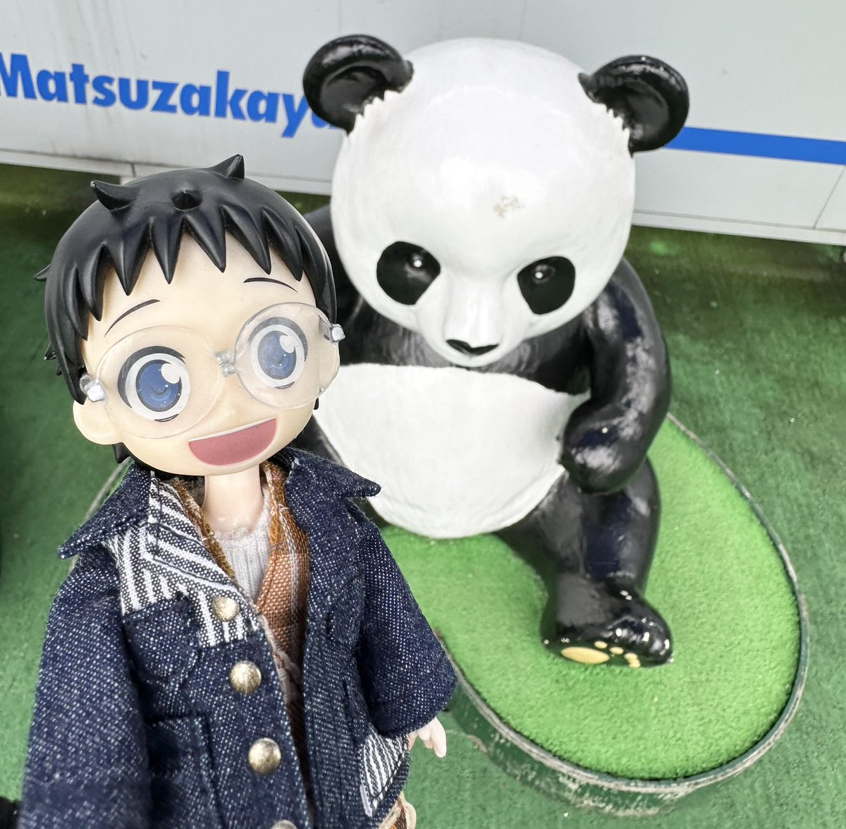 雨の中のみちぇさんぽ