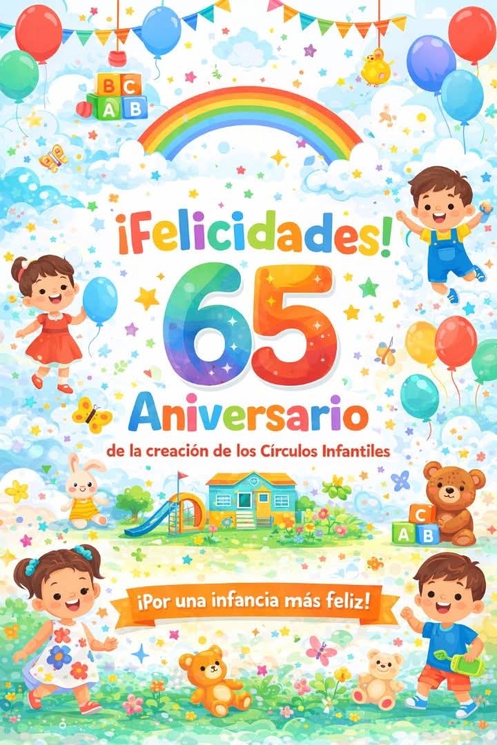 ☀️👋 Buenos días!!!!
📅 El 10 de abril de 1961 fueron abiertos oficialmente los tres primeros círculos infantiles en #Cuba por iniciativa de Vilma Espín. Estos surgieron para atender a niños menores de seis años y favorecer la integración de la madre trabajadora a la sociedad.