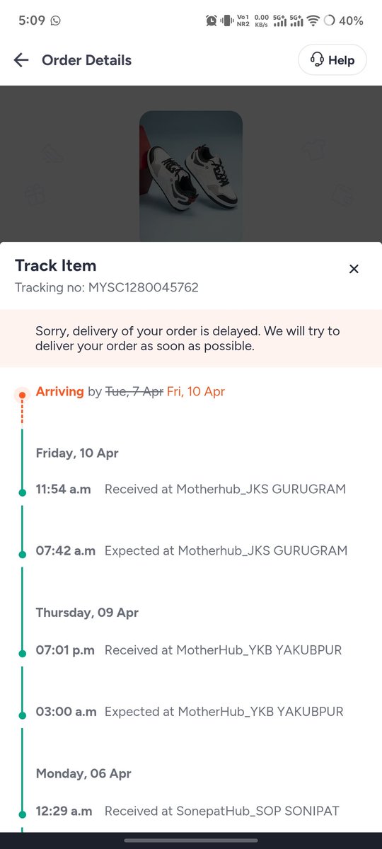 MBhakolia's tweet photo. @MyntraSupport @myntra @Flipkart @jagograhakjago @consaff @GyanTherapy help 
Seriously fed up now. Ek aam customer ko itna pareshan karna sahi hai kya?
Order ID: #1327****1003
Tracking: MYSC1280045762
Delivery 7 Apr thi, aaj 10 Apr ho gayi—still no delivery!
#Myntra #PoorService https://t.co/Nvpb2NhTvN