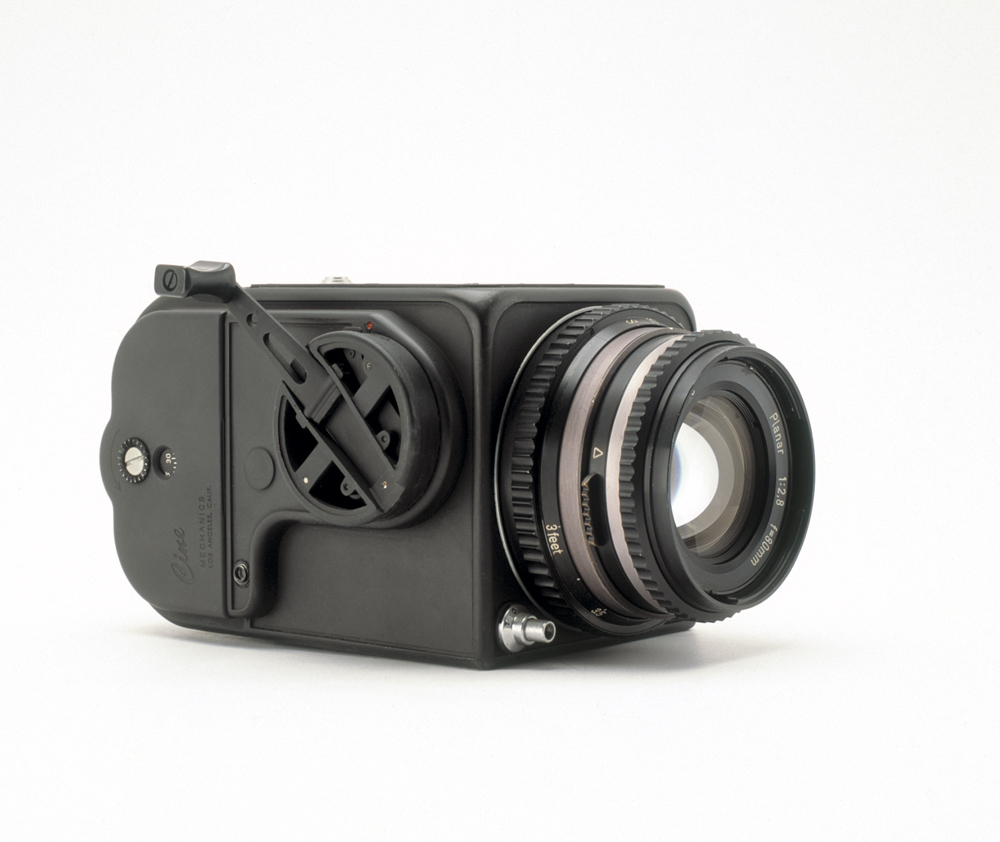 Hasselblad's tweet image. In 1962, the Hasselblad 500C was re-engineered for NASA’s Mercury missions.

To reduce weight, the leather covering was removed and the metal body was finished in a dark coating, making it better suited for use in space.

From that point on, Hasselblad cameras accompanied