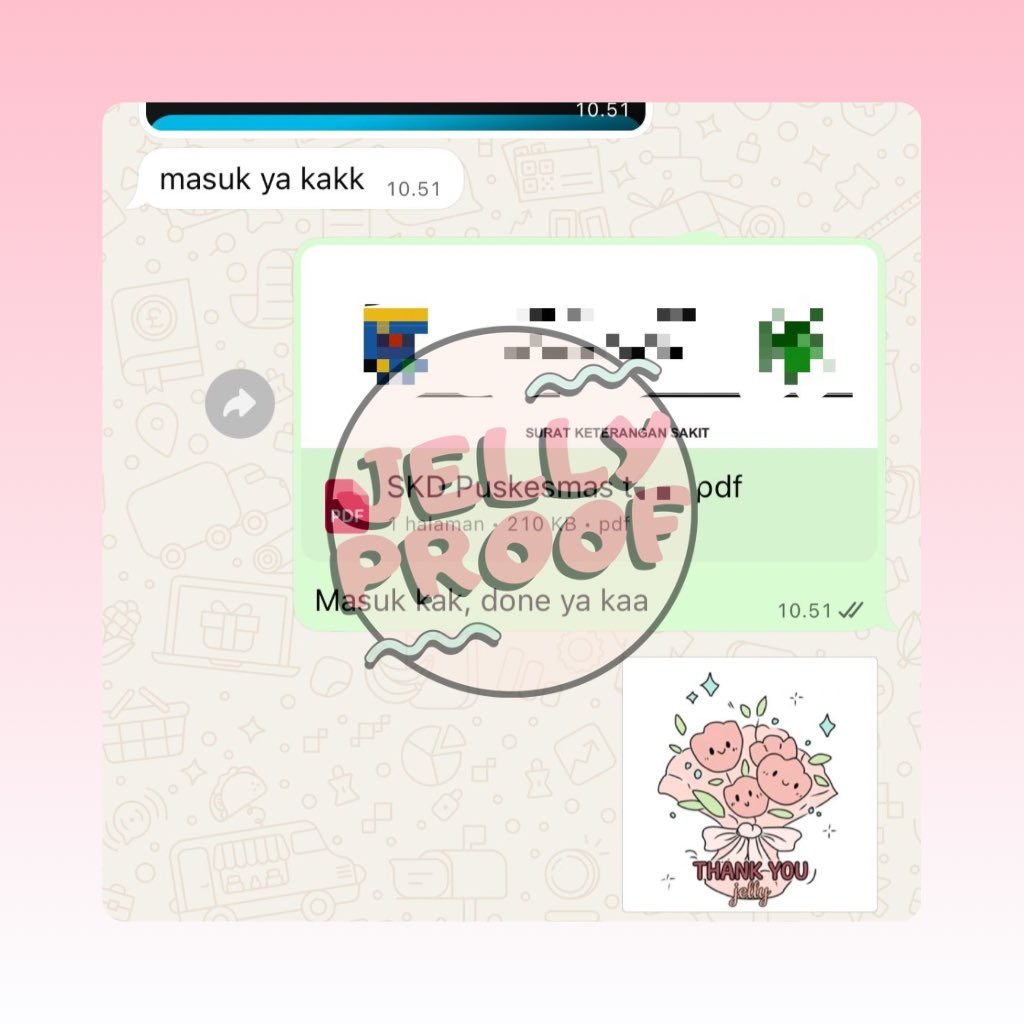 JASA JOKI CV & SURAT SAKIT JELLY🎀 tweet media