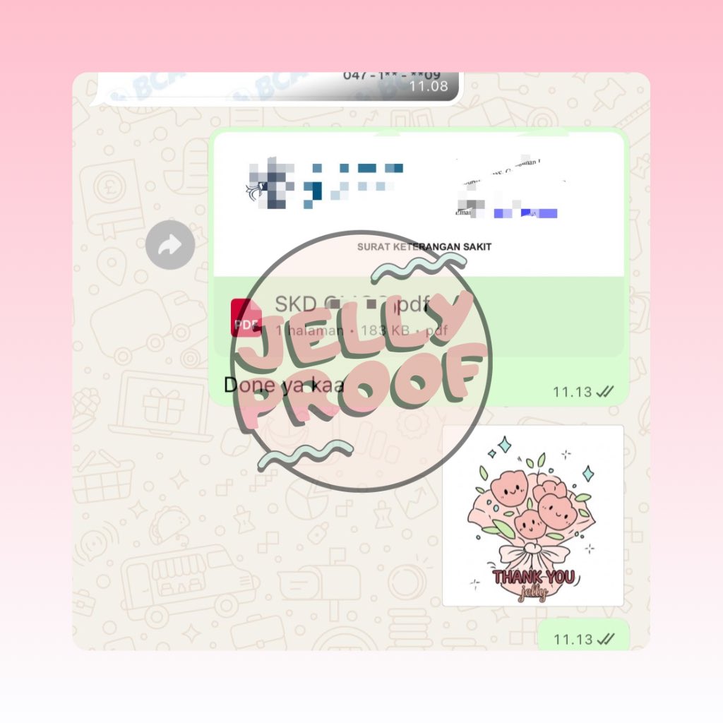JASA JOKI CV & SURAT SAKIT JELLY🎀 tweet media