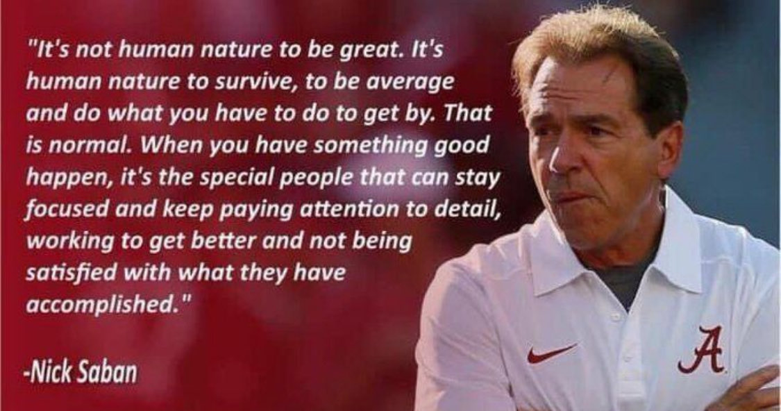 laffoon_jon's tweet photo. It’s not human nature to be great. https://t.co/1dxHwBzmXe