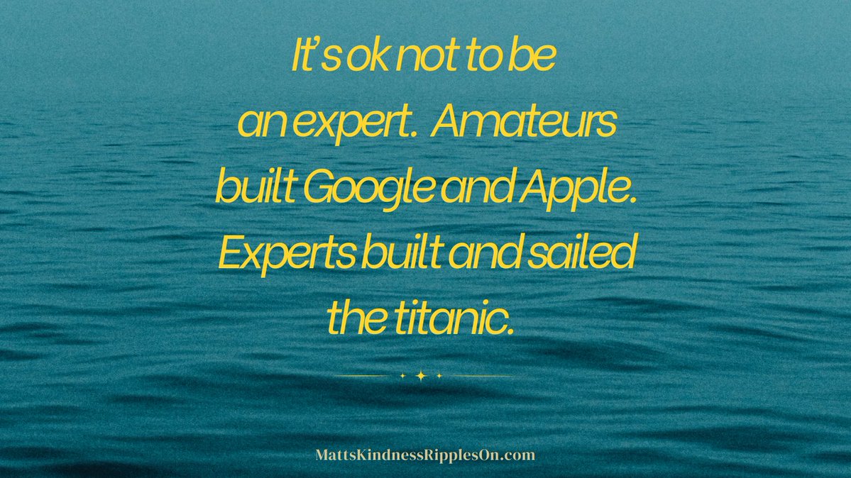 MattsKindness's tweet image. This comparison serves as a bold reminder that passion and a willing heart often matter more than a formal title when it comes to making a meaningful impact in the world.

#MKRO #KindnessMatters #StartWhereYouAre #EverydayImpact
