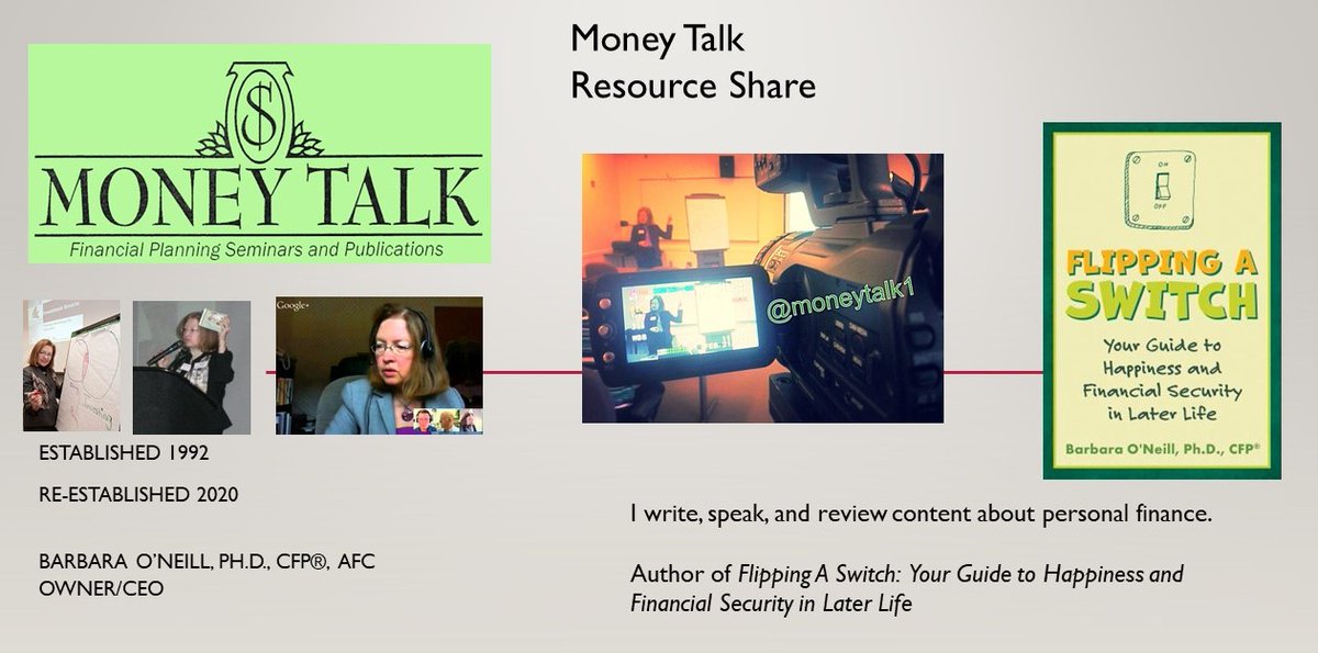 Dr. Barbara O'Neill, CFP®, AFC®, CRPC, CPFFE tweet media