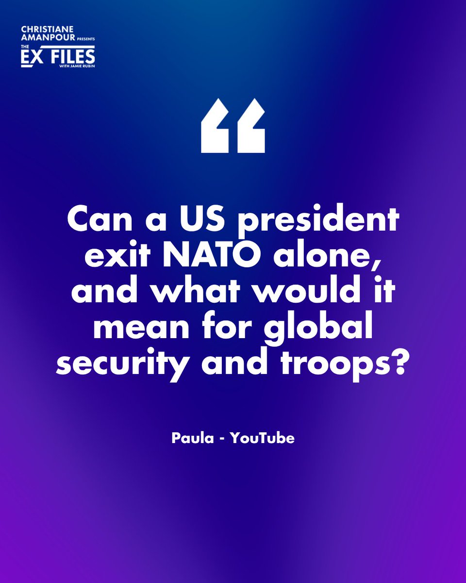 AmanpourPod's tweet image. Do you have a burning question you’d like @amanpour  and @JamesP_Rubin to answer in the next Q&amp;amp;A episode? 🤔

Drop your suggestions below 👇🏻

#qna #questions #podcast