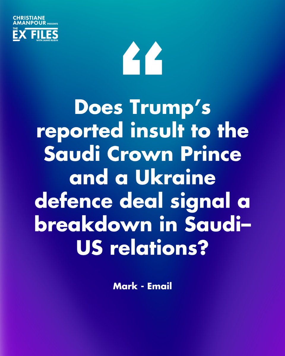 AmanpourPod's tweet image. Do you have a burning question you’d like @amanpour  and @JamesP_Rubin to answer in the next Q&amp;amp;A episode? 🤔

Drop your suggestions below 👇🏻

#qna #questions #podcast