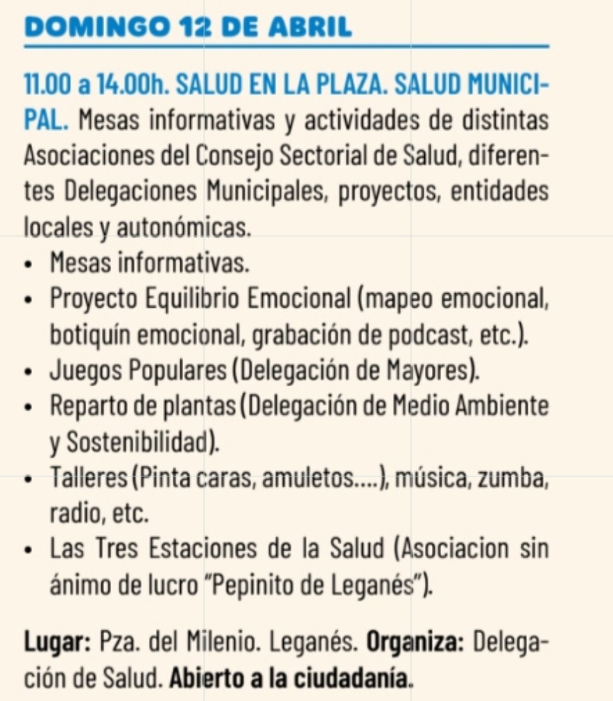Salud Municipal Leganés tweet media
