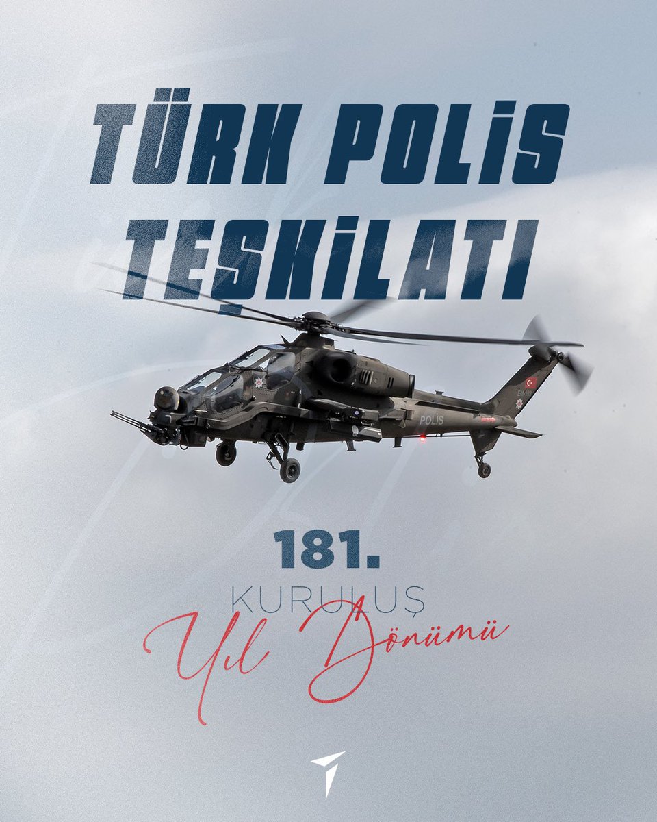 TurkishCentury's tweet image. MAŞALLAH! 🧿 ― Not many #police departments get to be proud owners of their own #T129 combat helicopters, but that's what it takes to secure Türkiye in its highly volatile region. Congrats to @EmniyetGM for 181 YEARS of excellence in enforcing law &amp;amp; order across the land! 💪🇹🇷