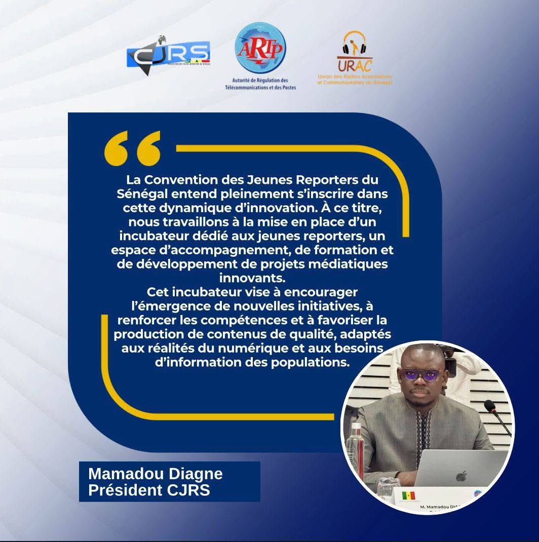 Convention des Jeunes Reporters du Sénegal tweet media