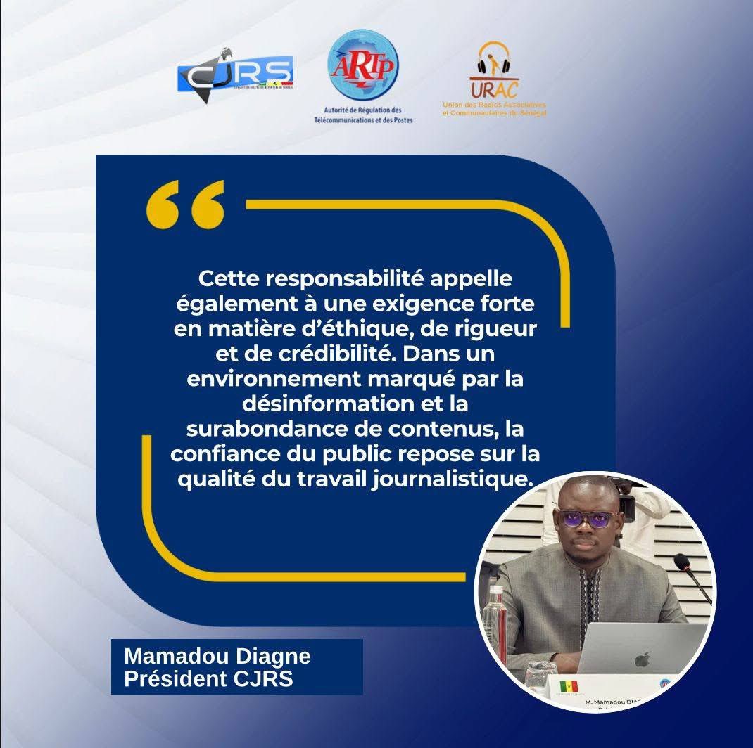 Convention des Jeunes Reporters du Sénegal tweet media