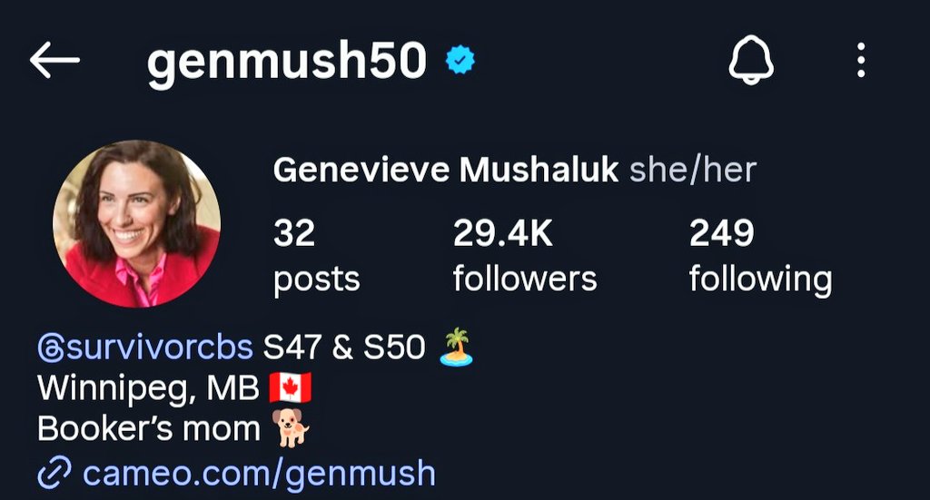 BREAKING🚨🚨🚨 Genevieve Mushaluk has removed "KATSEYE" from her Instagram bio.