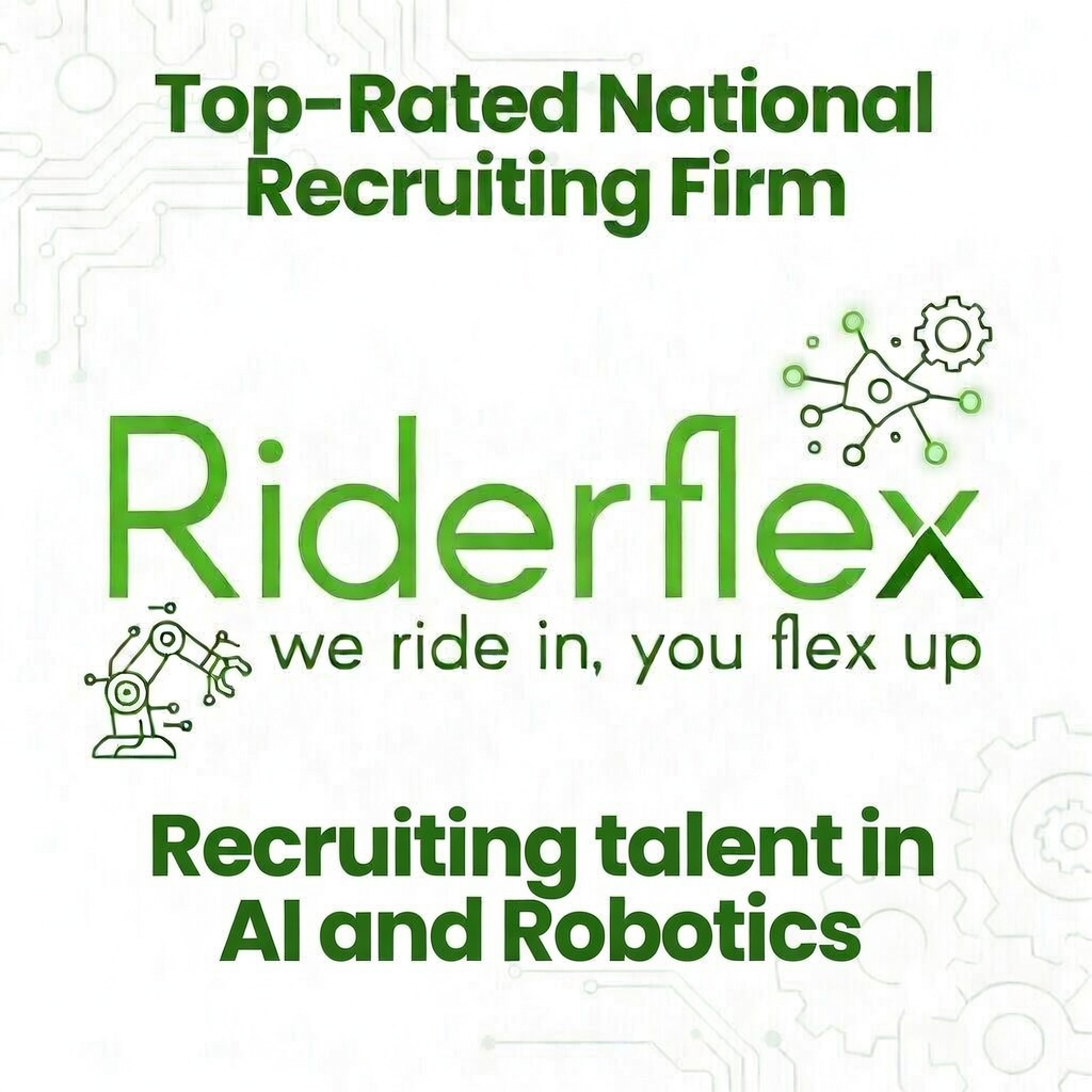 riderflex's tweet photo. Riderflex is recruiting aggressively in the AI and robotics space.  

We have recently signed new clients and the demand is growing.  I

f your company needs strong talent in AI, robotics, engineering, operations, or leadership, let’s talk.  

"5 Star Google Review Rating" ⭐⭐⭐⭐⭐ 

info@riderflex.com 
steve.urban@riderflex.com https://t.co/E6F0JTjNld

#AIRecruiting, #RoboticsTalent, #EngineeringJobs, #LeadershipHiring, #OperationsTalent, #ExecutiveSearch, #Riderflex
