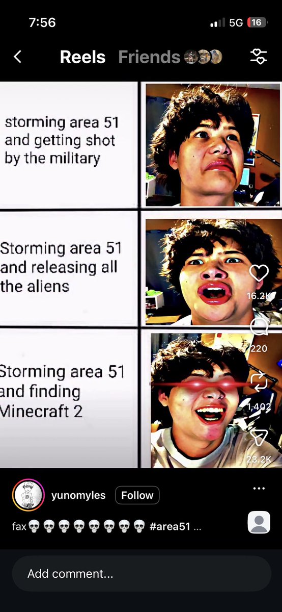 nothmbbbones's tweet photo. Saw this DANK Instagram reel and I just couldn’t resists sharing this with the 🅱️ois!!!! https://t.co/Z7WYOoxmkr