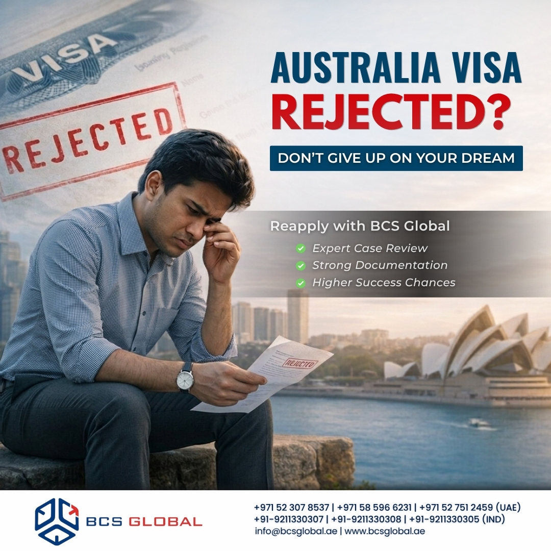 BCSMigrationAU's tweet photo. Visa rejection isn’t the end—it’s your second chance to get it right. 🇦🇺
With expert guidance, strong documentation, and the right strategy, your Australia dream is still within reach.

Reapply smarter with BCS Global and move one step closer to success. https://t.co/tKIBo6Cscb