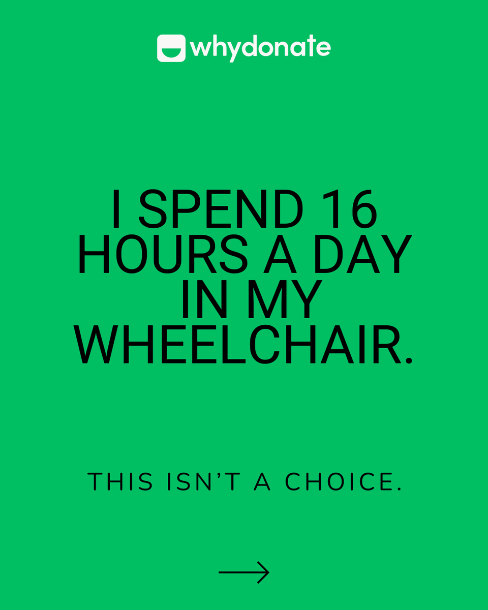 whydonate's tweet image. 16 hours. Every day. In a wheelchair.
Laura needs a new one — lighter, safer, and made for her body. Insurance won’t cover it.
Goal: €2,800
Even €5 helps. Sharing helps more.
Donate via WhyDonate 👇
whydonate.com/fundraising/un…
#WhyDonate #Crowdfunding #DisabilitySupport #DonateNow