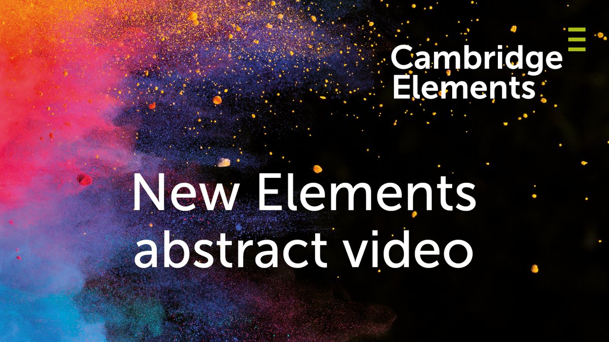 cambUP_History's tweet image. 🎥Check out our new #Elements in Historical Theory and Practice: Using Generative AI in Historical Practice by @foxyaniv
🔗 cup.org/4vt9vuH
#CambridgeElements