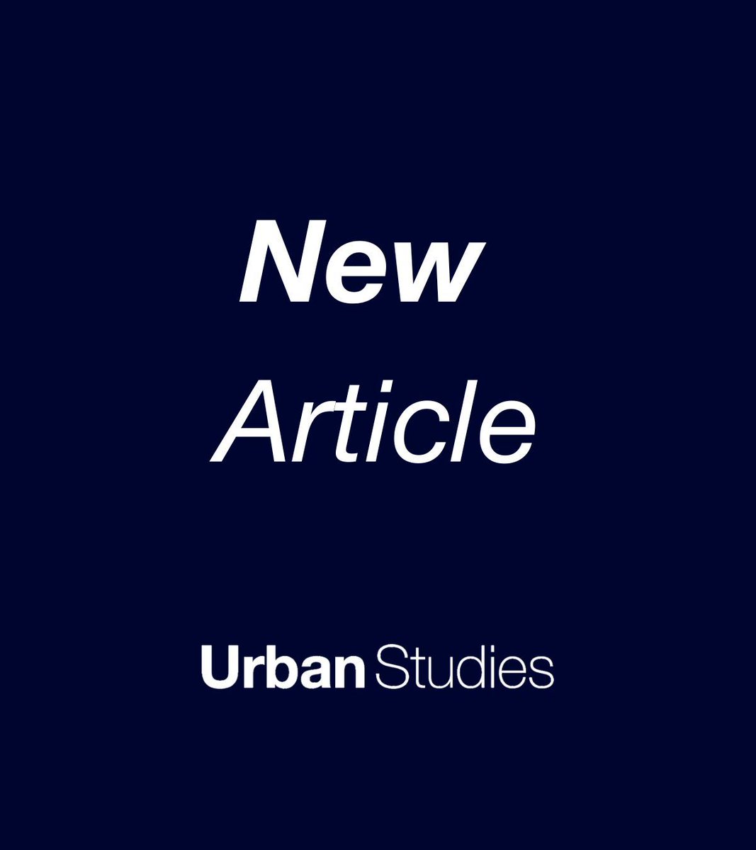 USJ_online's tweet image. 🌍 NEW in #UrbanStudies

✍️ @allisonevans examines how municipal regulators and local politicians navigated the ambiguous boundaries between #property, #shelter, and #land during the onset of the #COVID19 pandemic in #Toronto, #Canada. 

📖 buff.ly/XqdRMvJ